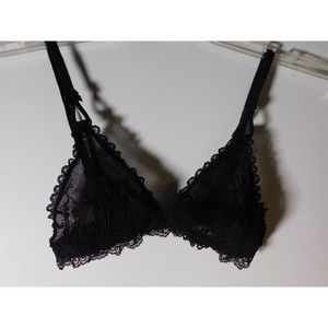 Marilyn Monroe by Warner's Black Lightly Lined Lace Lacy Size 34